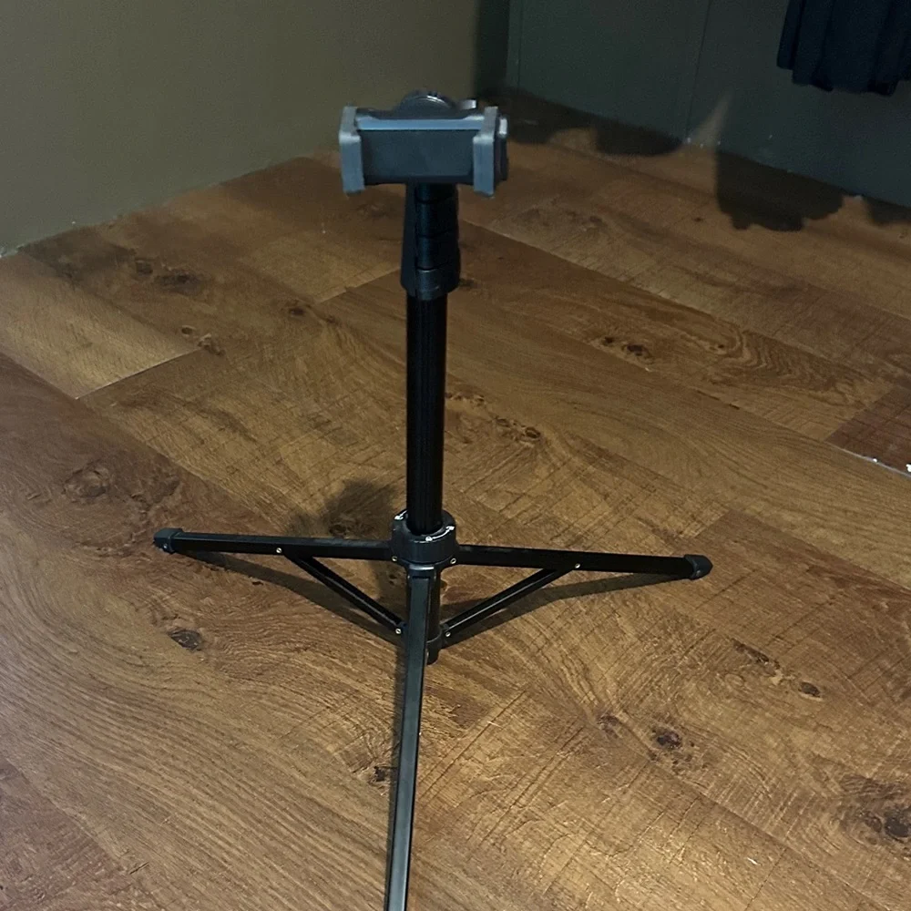 Adjustable Black Tripod Stand